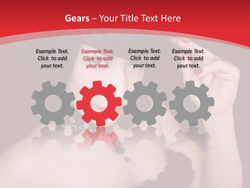 One Person Gothic Fun PowerPoint Template