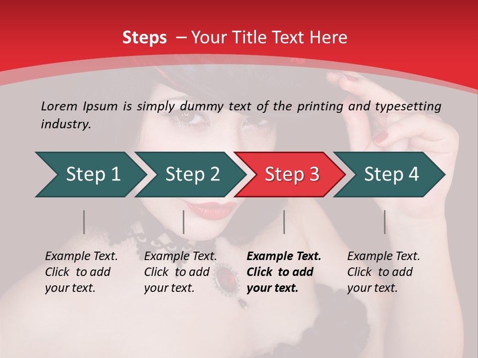 One Person Gothic Fun PowerPoint Template