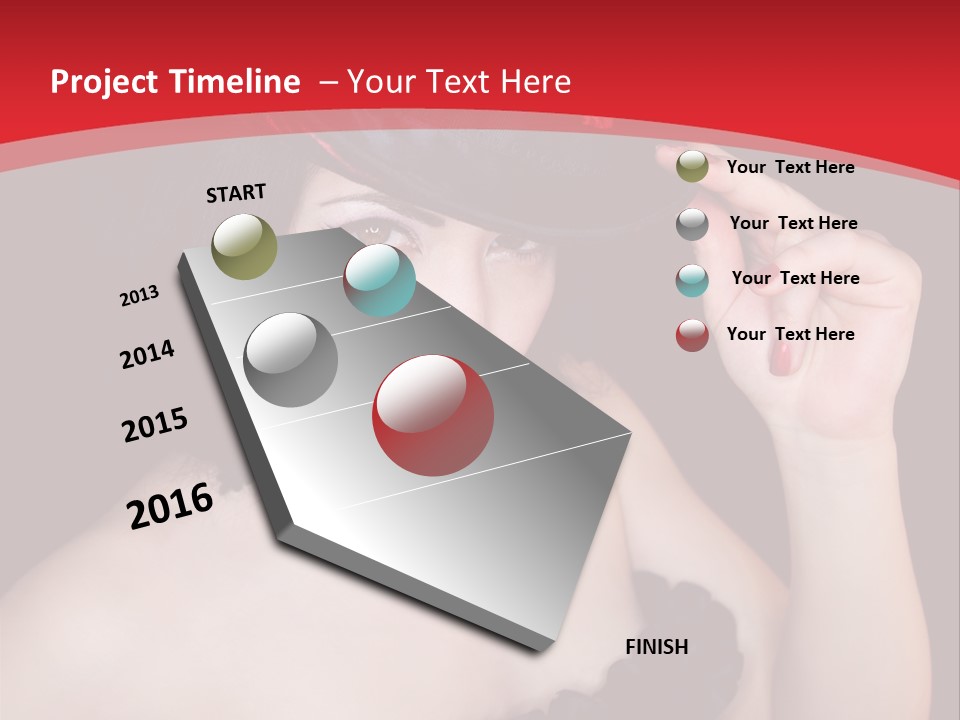 One Person Gothic Fun PowerPoint Template