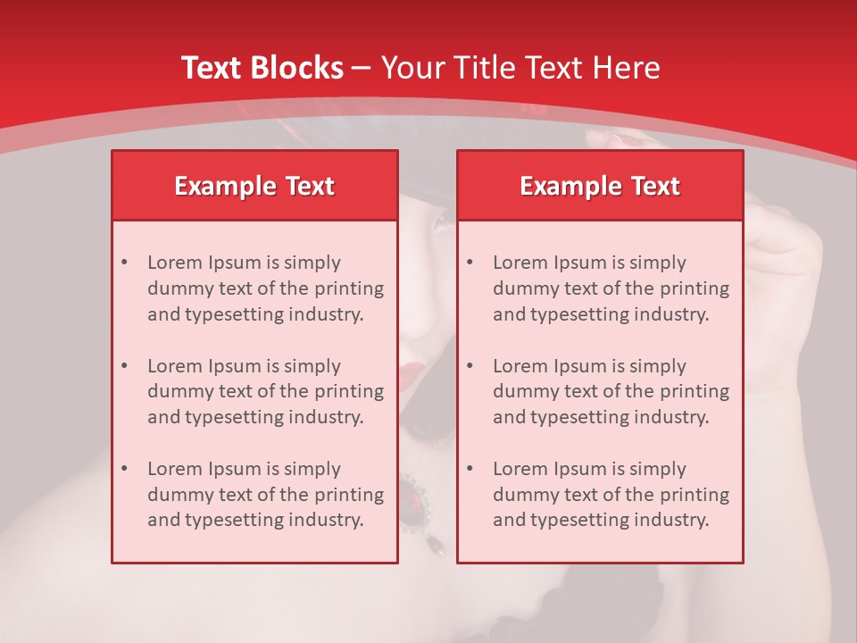 One Person Gothic Fun PowerPoint Template