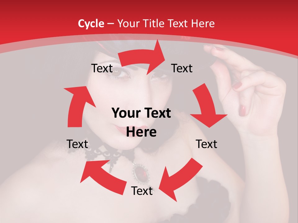 One Person Gothic Fun PowerPoint Template