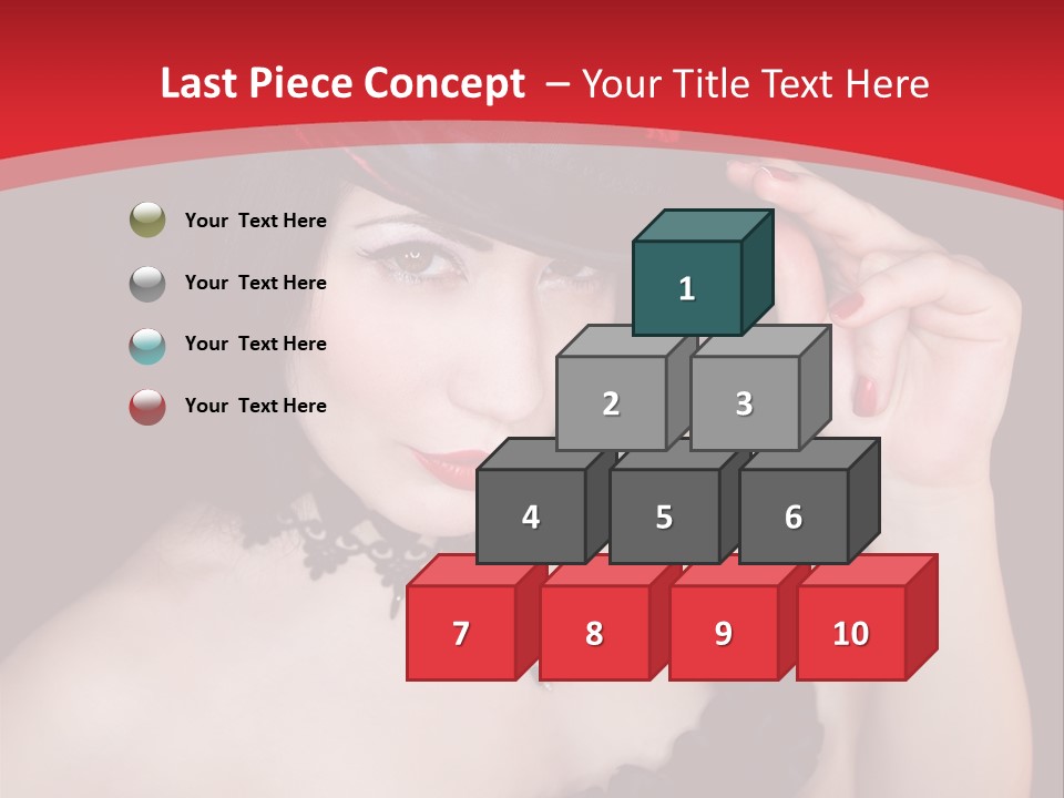 One Person Gothic Fun PowerPoint Template