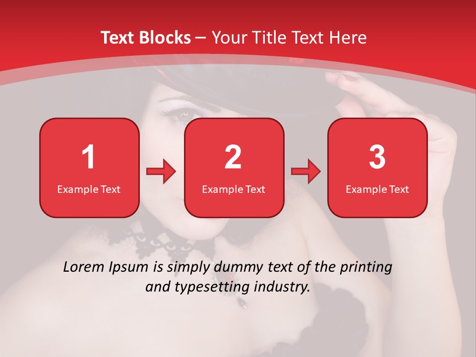 One Person Gothic Fun PowerPoint Template