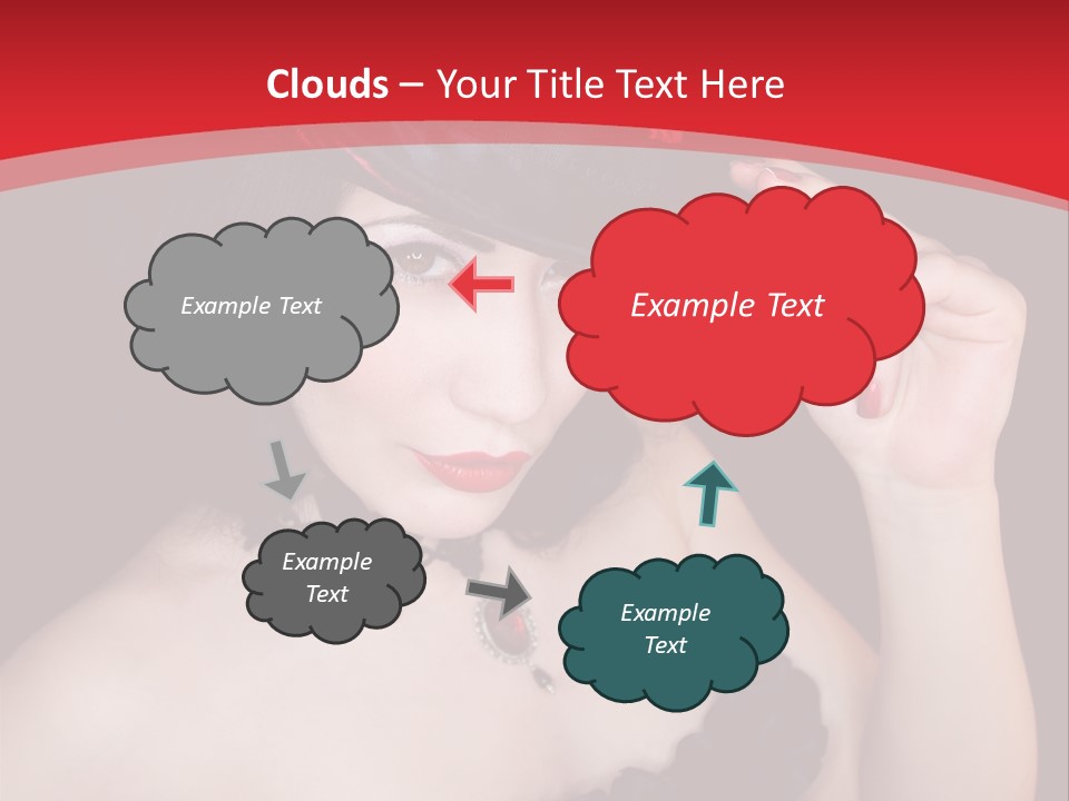 One Person Gothic Fun PowerPoint Template