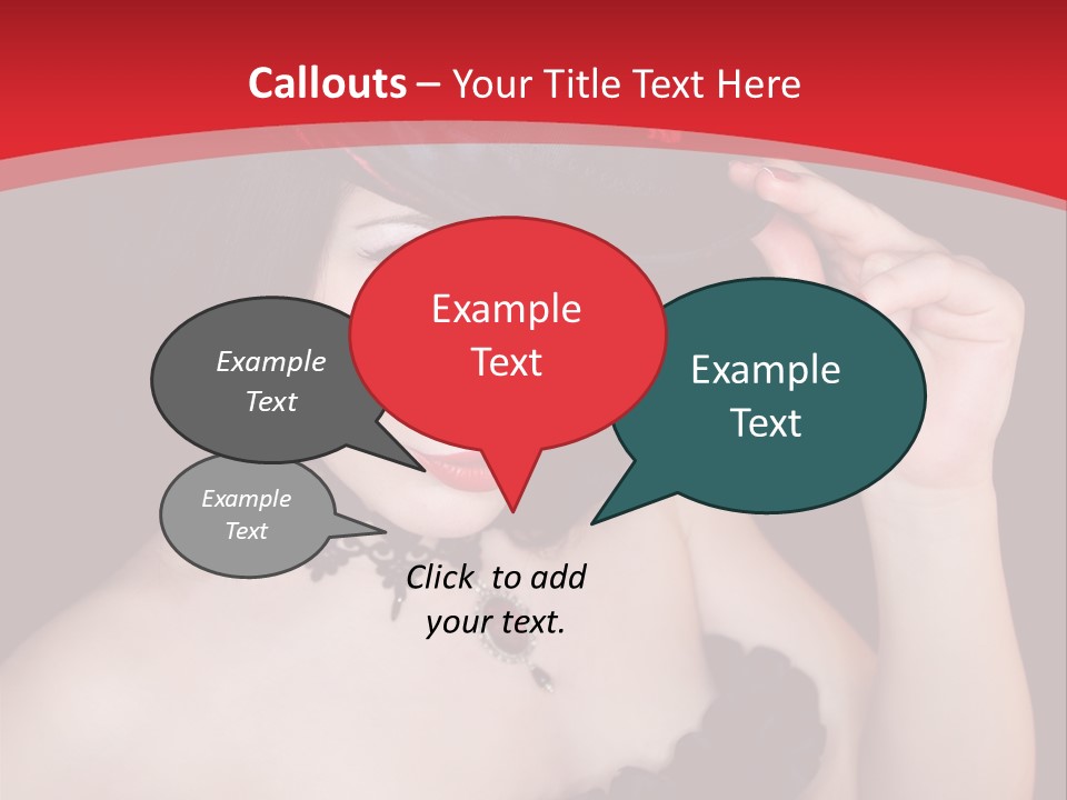 One Person Gothic Fun PowerPoint Template