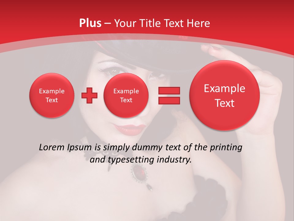 One Person Gothic Fun PowerPoint Template