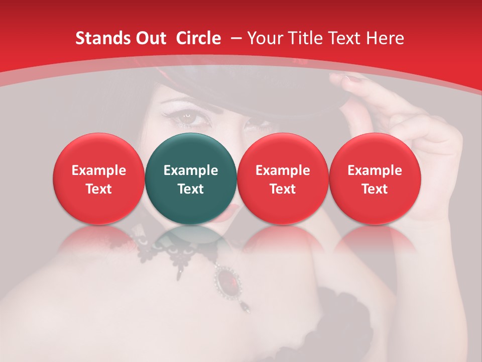 One Person Gothic Fun PowerPoint Template