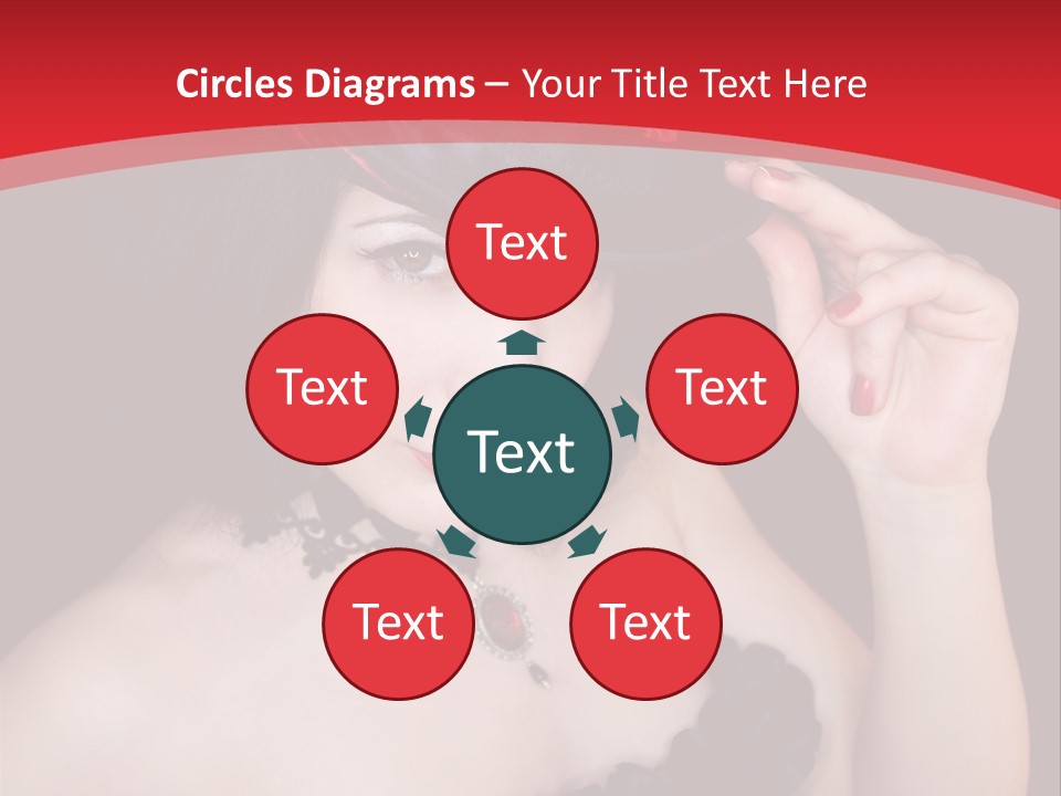 One Person Gothic Fun PowerPoint Template