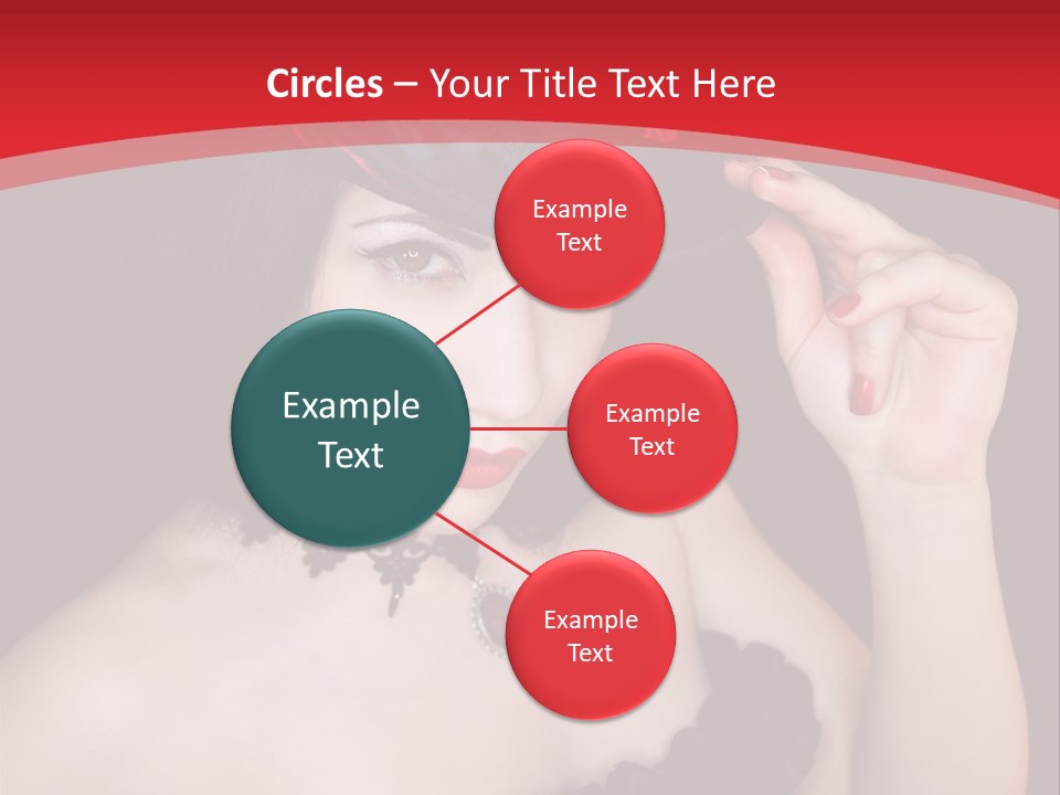 One Person Gothic Fun PowerPoint Template