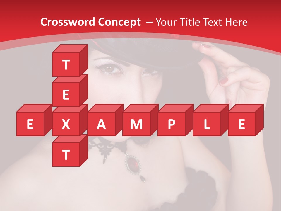 One Person Gothic Fun PowerPoint Template