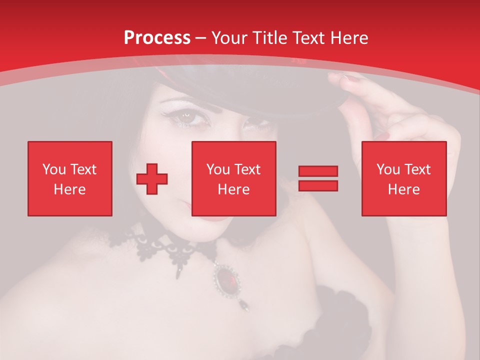 One Person Gothic Fun PowerPoint Template