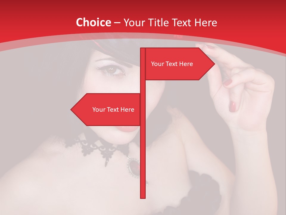 One Person Gothic Fun PowerPoint Template