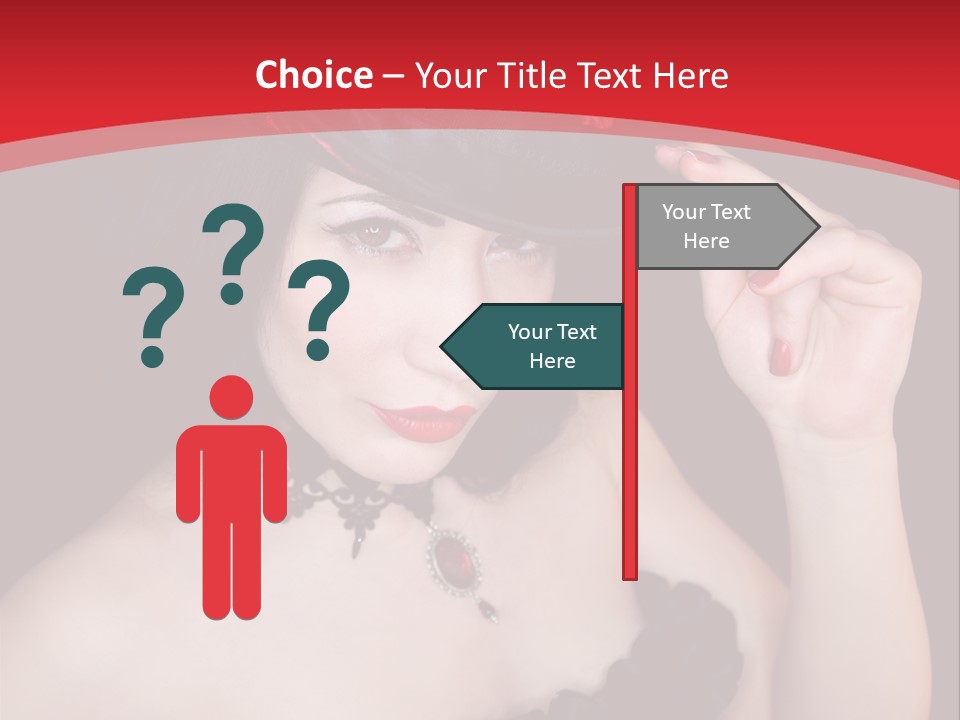 One Person Gothic Fun PowerPoint Template