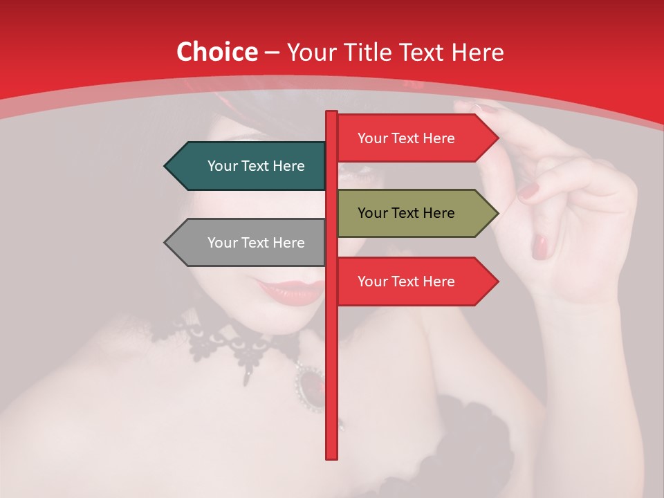 One Person Gothic Fun PowerPoint Template