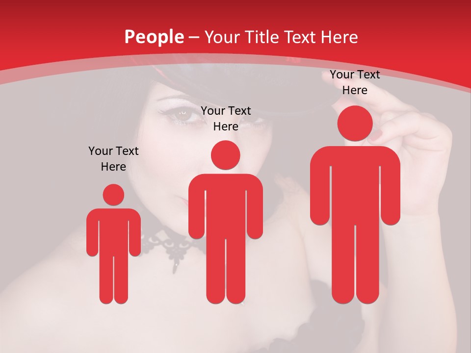 One Person Gothic Fun PowerPoint Template