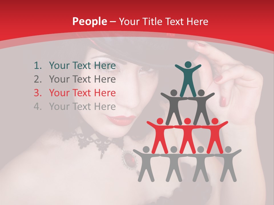 One Person Gothic Fun PowerPoint Template