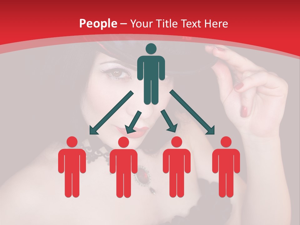 One Person Gothic Fun PowerPoint Template
