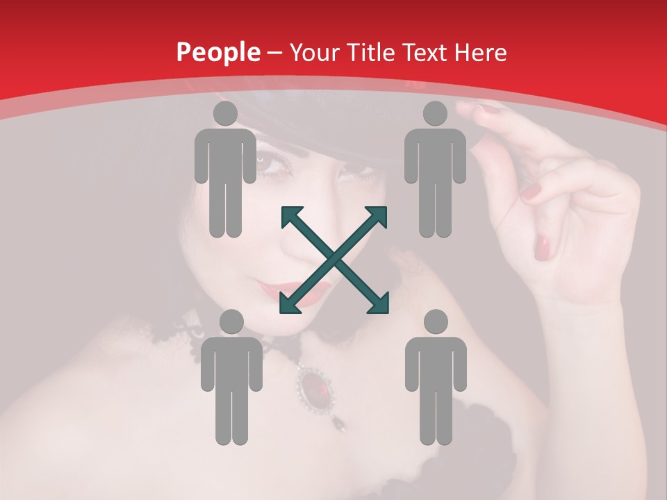 One Person Gothic Fun PowerPoint Template