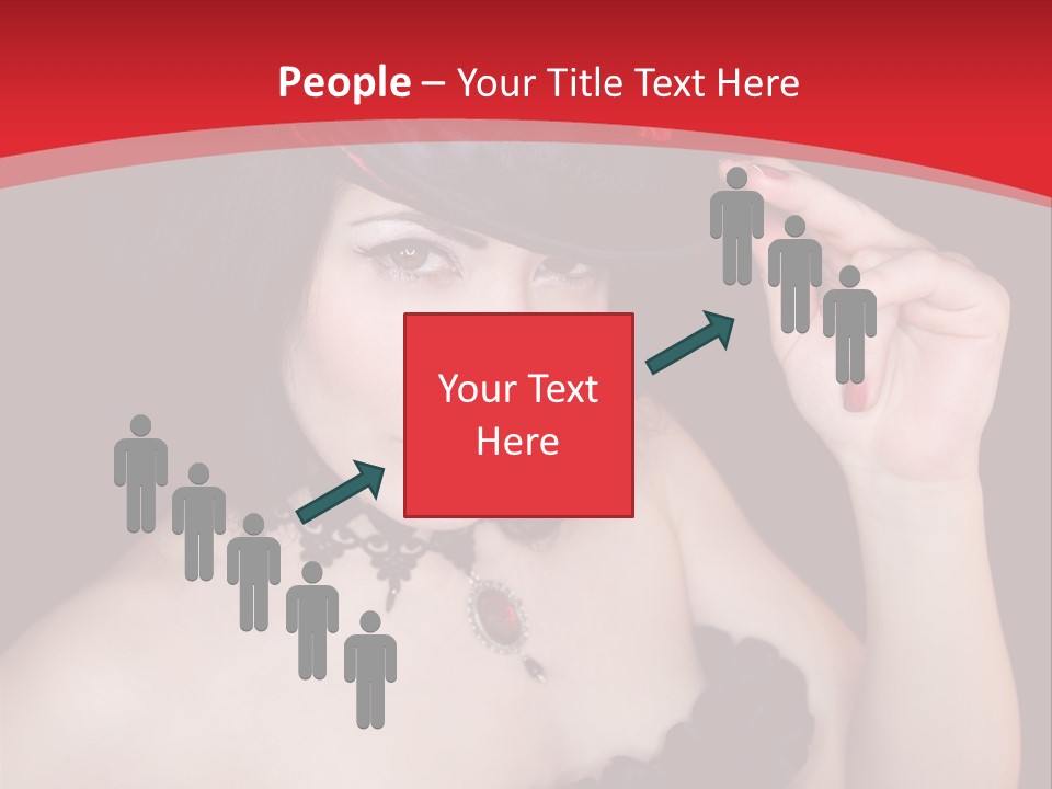 One Person Gothic Fun PowerPoint Template