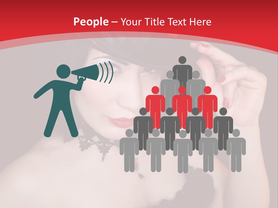 One Person Gothic Fun PowerPoint Template