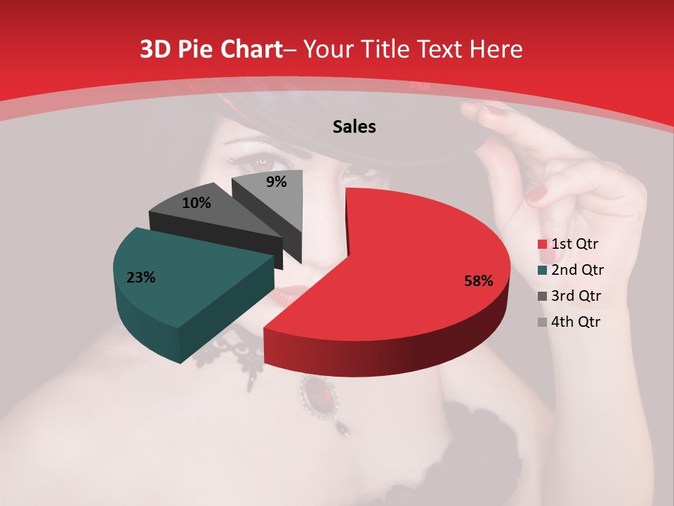 One Person Gothic Fun PowerPoint Template