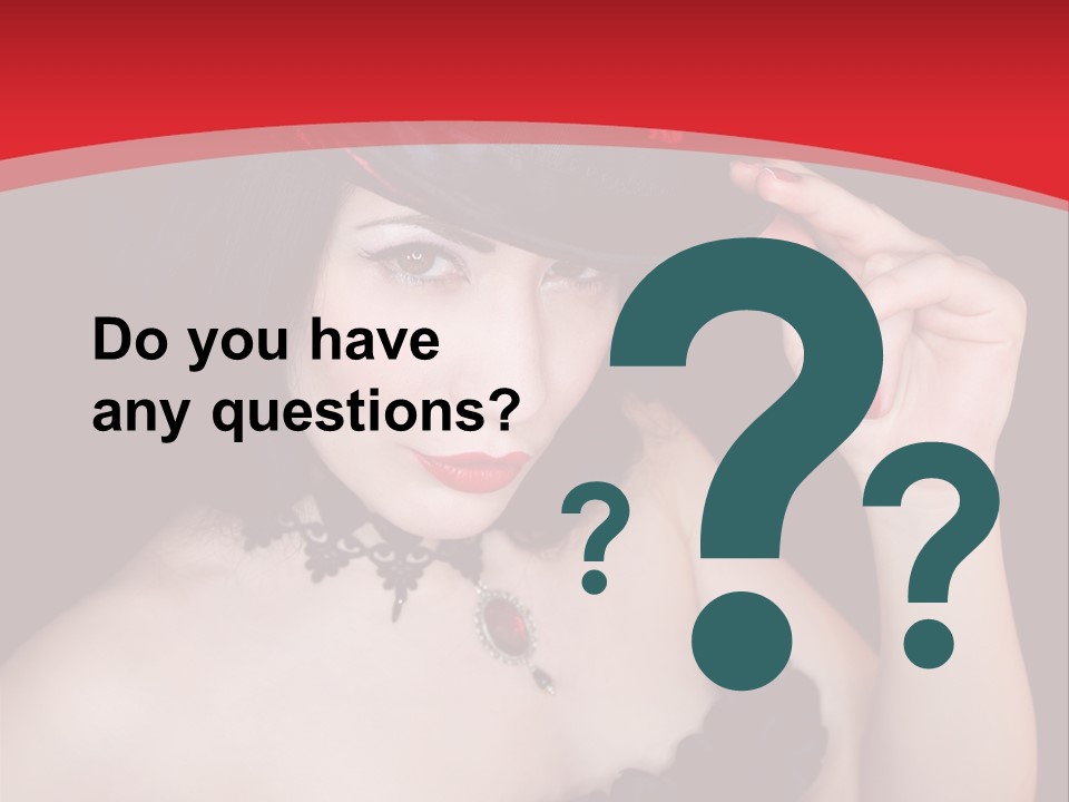 One Person Gothic Fun PowerPoint Template