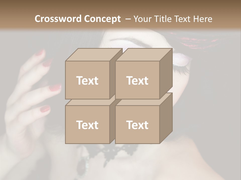 Vintage Female Show PowerPoint Template