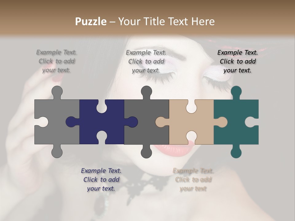 Vintage Female Show PowerPoint Template