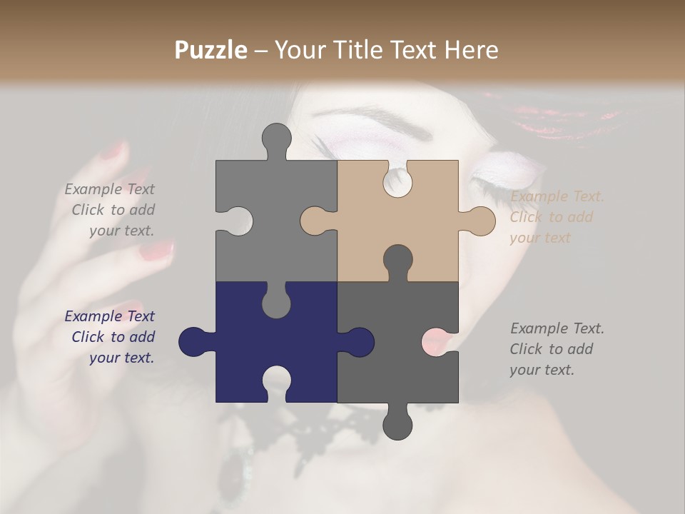 Vintage Female Show PowerPoint Template