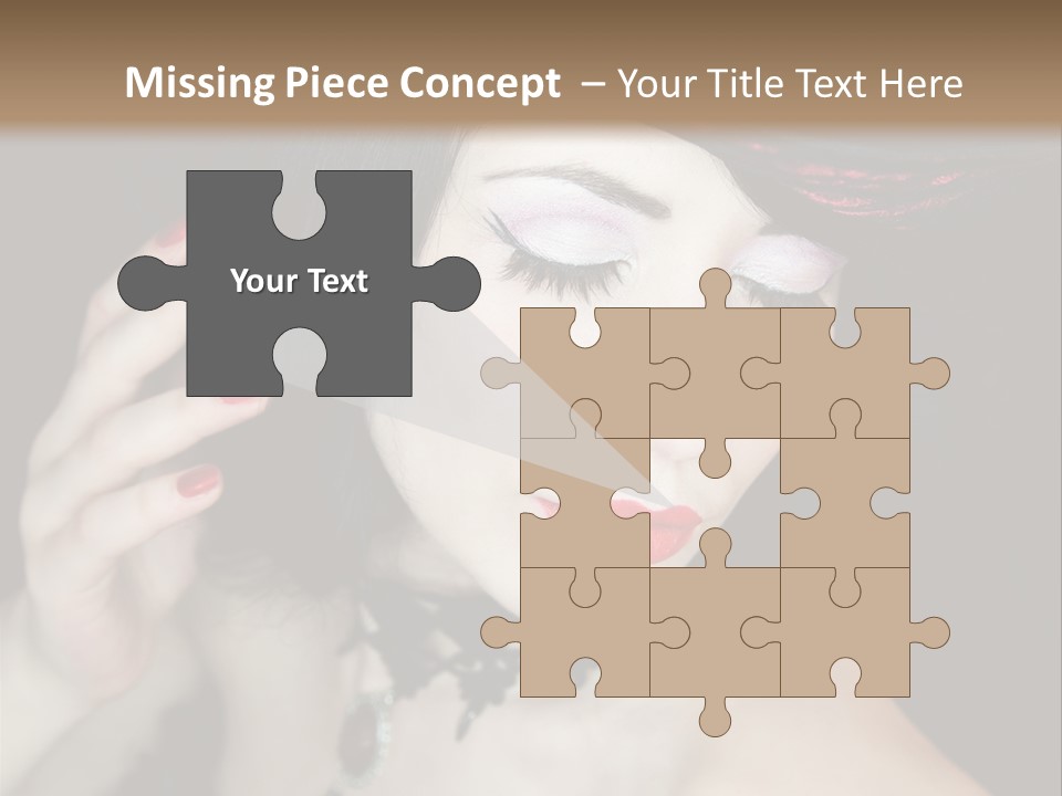 Vintage Female Show PowerPoint Template