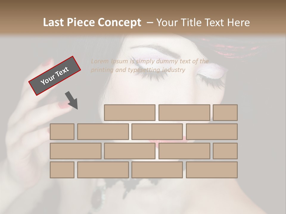 Vintage Female Show PowerPoint Template