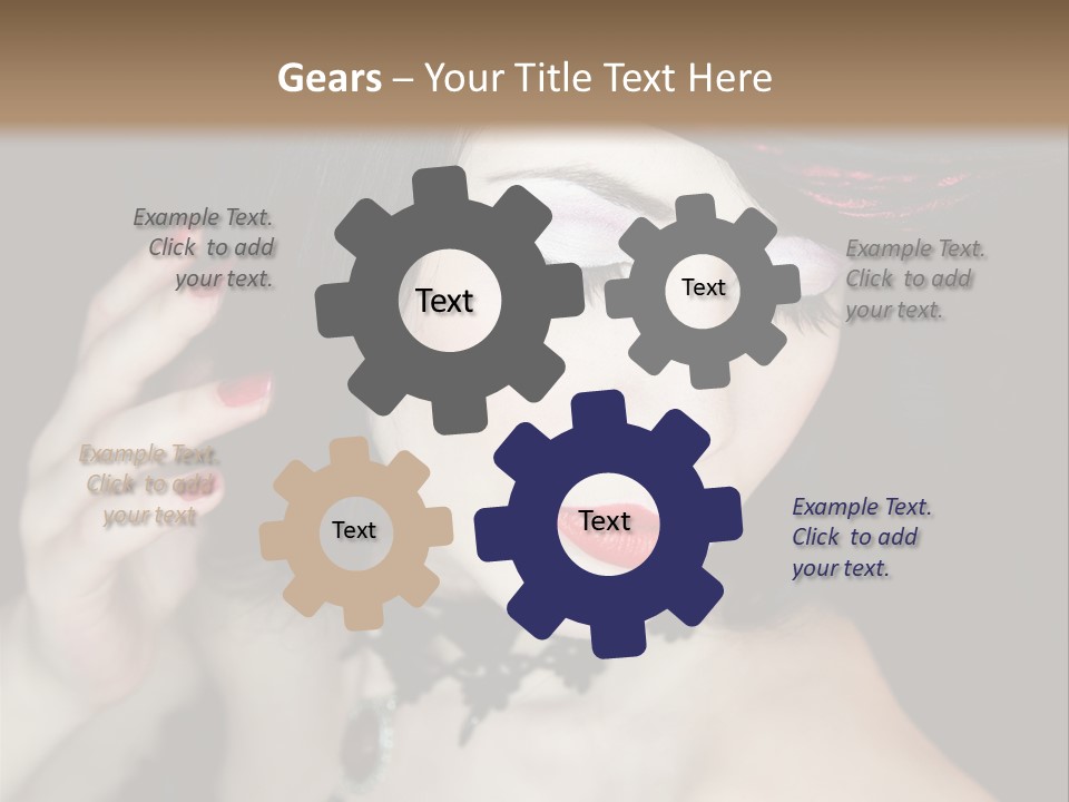 Vintage Female Show PowerPoint Template