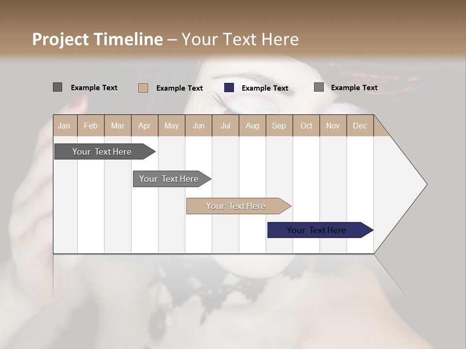 Vintage Female Show PowerPoint Template