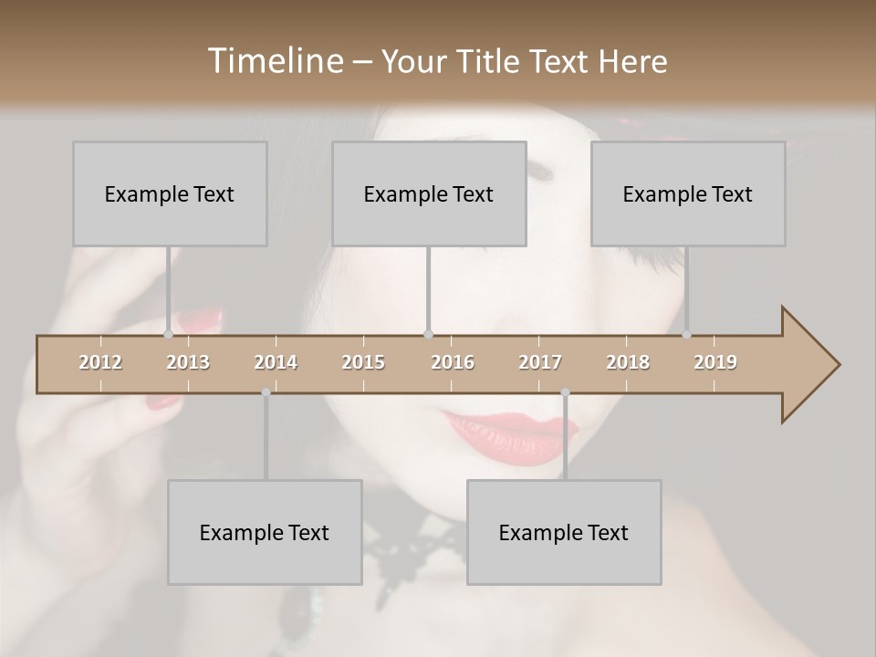 Vintage Female Show PowerPoint Template