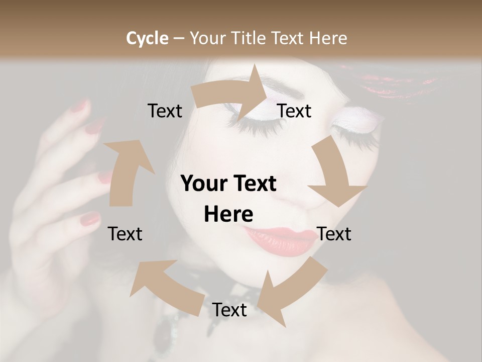 Vintage Female Show PowerPoint Template