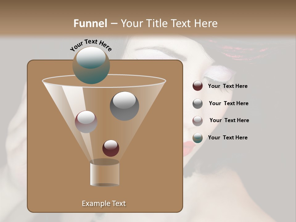 Vintage Female Show PowerPoint Template