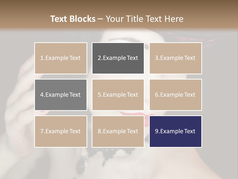 Vintage Female Show PowerPoint Template