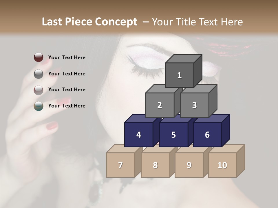 Vintage Female Show PowerPoint Template