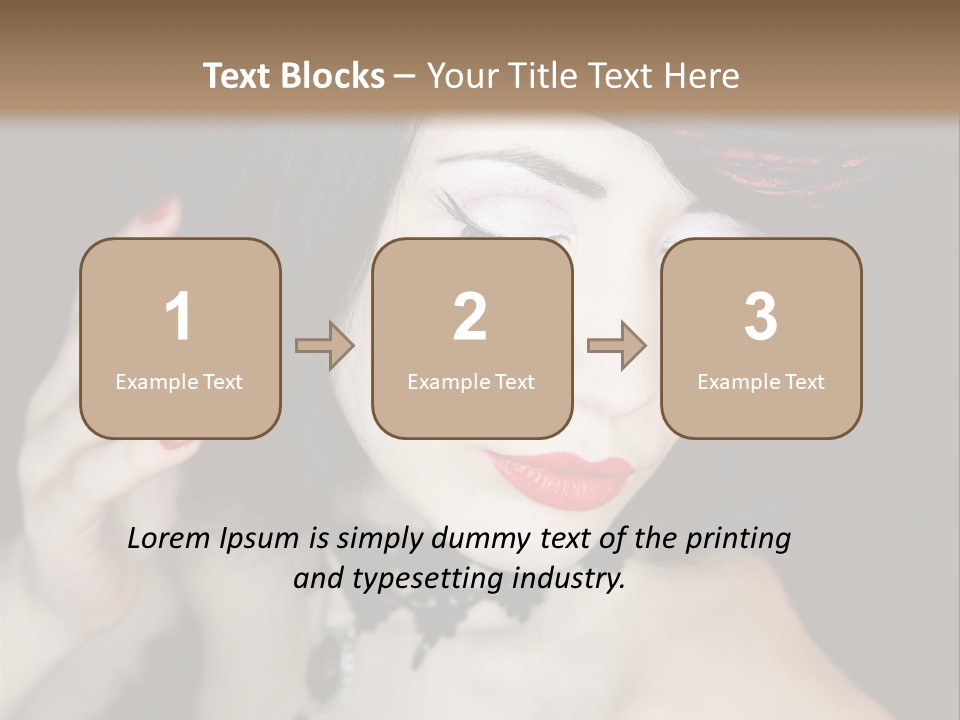 Vintage Female Show PowerPoint Template