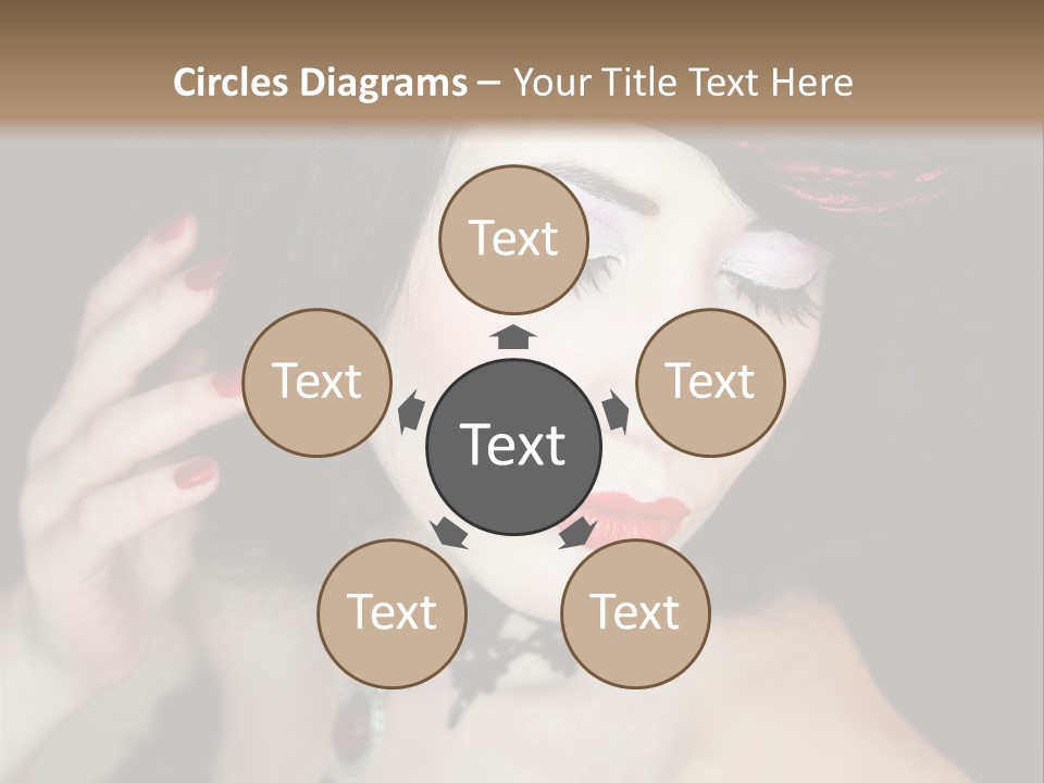 Vintage Female Show PowerPoint Template