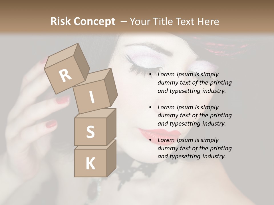 Vintage Female Show PowerPoint Template