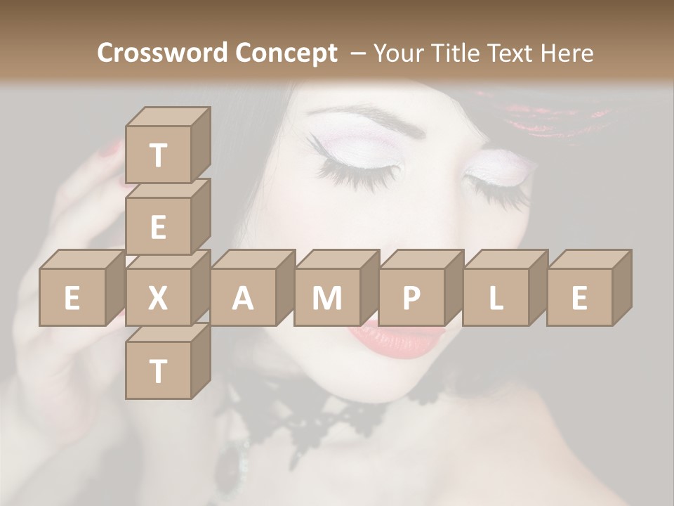 Vintage Female Show PowerPoint Template