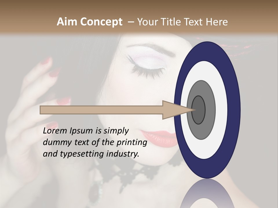 Vintage Female Show PowerPoint Template