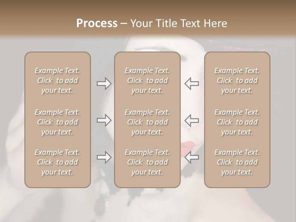 Vintage Female Show PowerPoint Template
