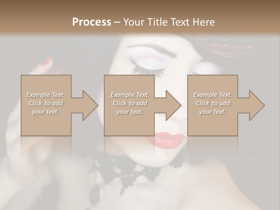 Vintage Female Show PowerPoint Template