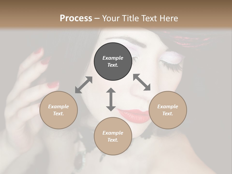 Vintage Female Show PowerPoint Template