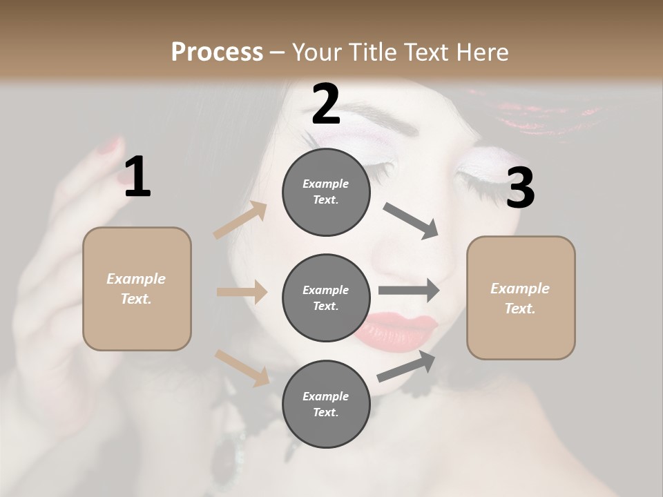 Vintage Female Show PowerPoint Template