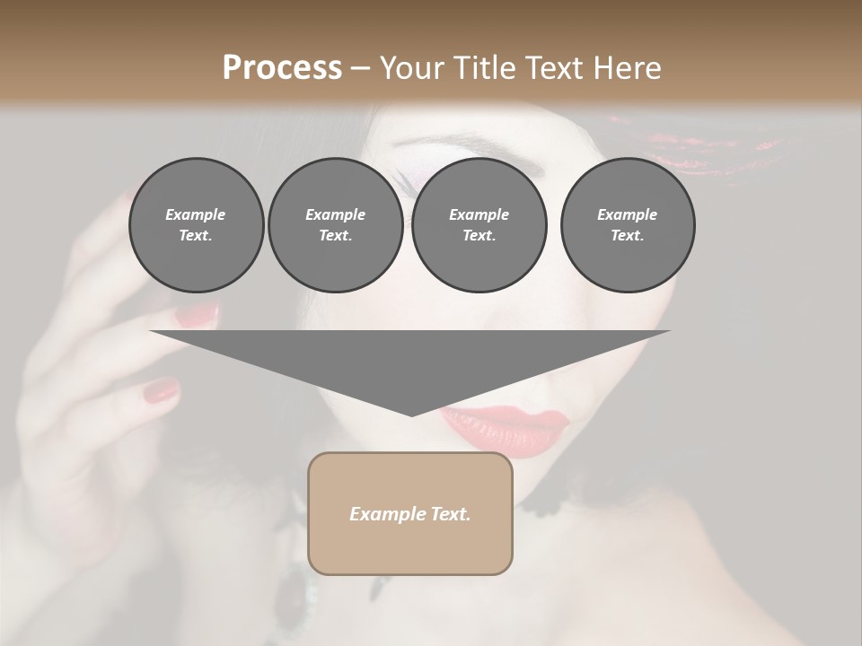 Vintage Female Show PowerPoint Template