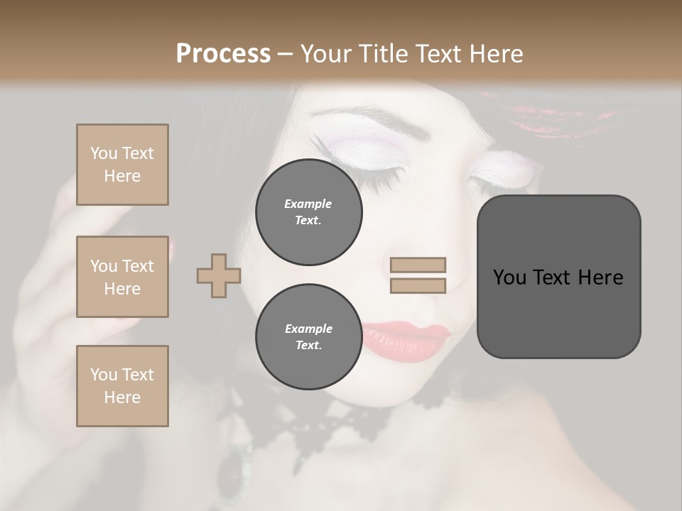 Vintage Female Show PowerPoint Template