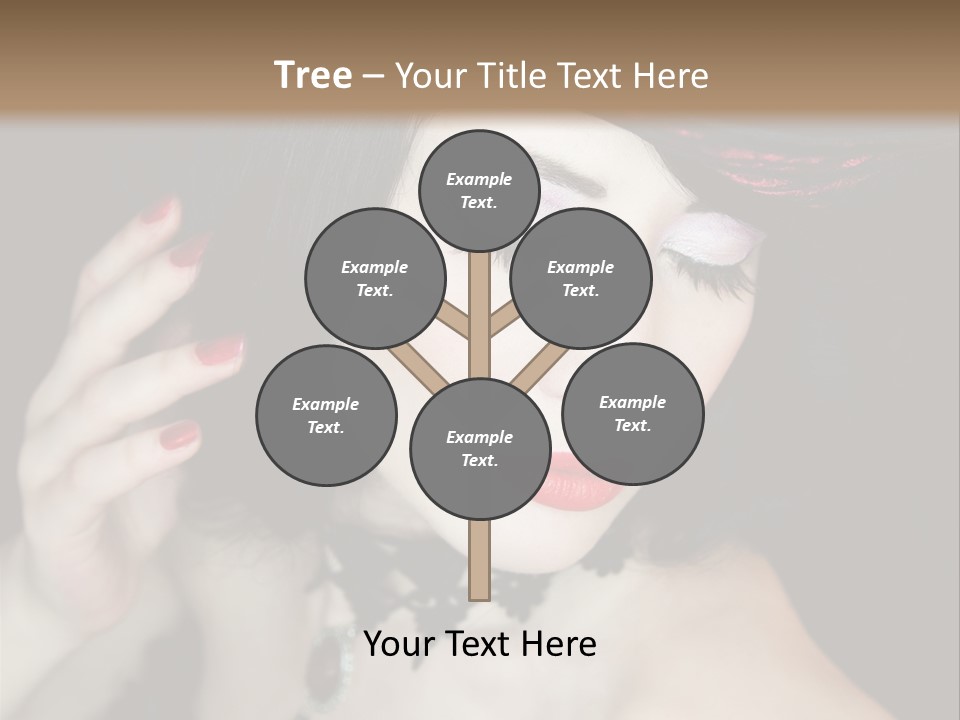 Vintage Female Show PowerPoint Template